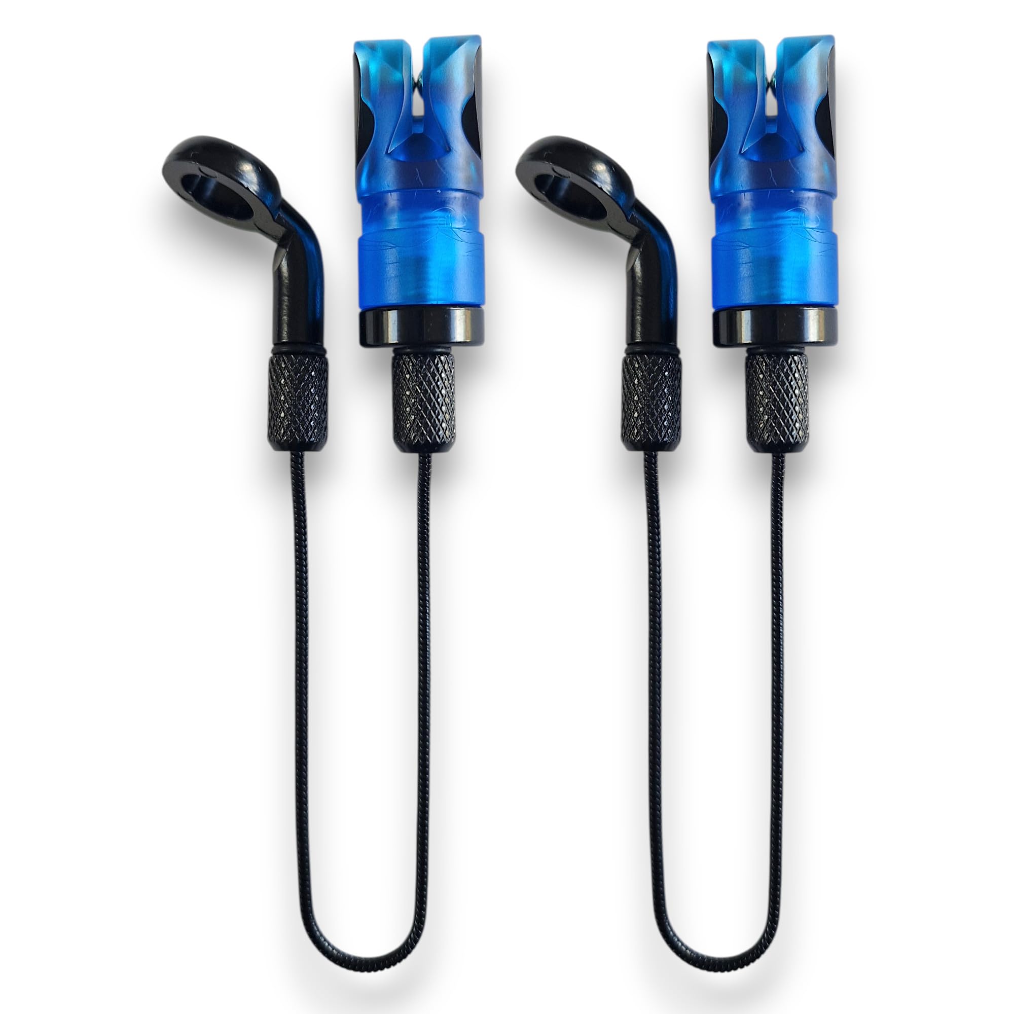TJR Tackle Mag Elite Bite Indicators Bobbins with Magnetic Line Clip, 2 Pack (BLUE)