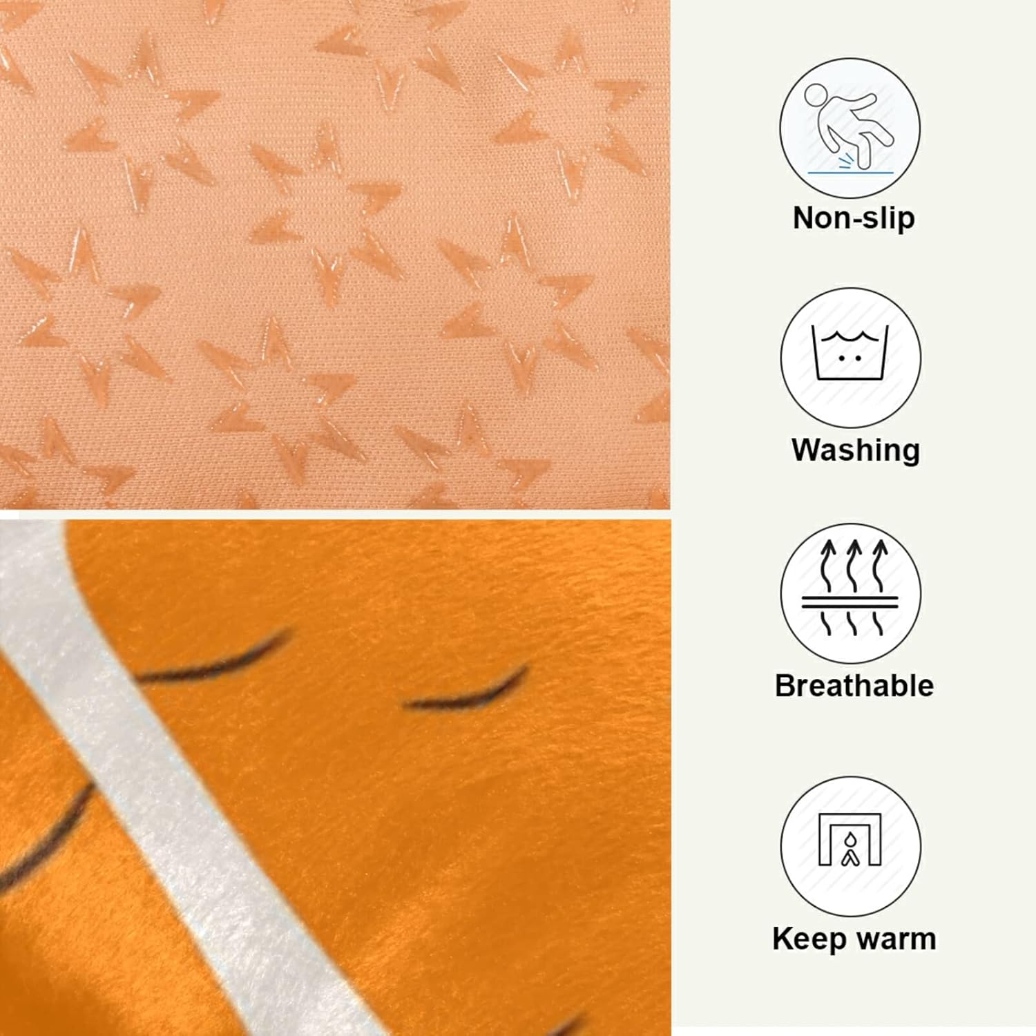 review Orange Carrot with Green Leaves Seamless Dog Pet Soft Bed Mat Comfortable Mattress, Non-Slip Washable for Puppy Cat Kennel Rectangle Blanket Sleeping Pad 36x24 inch