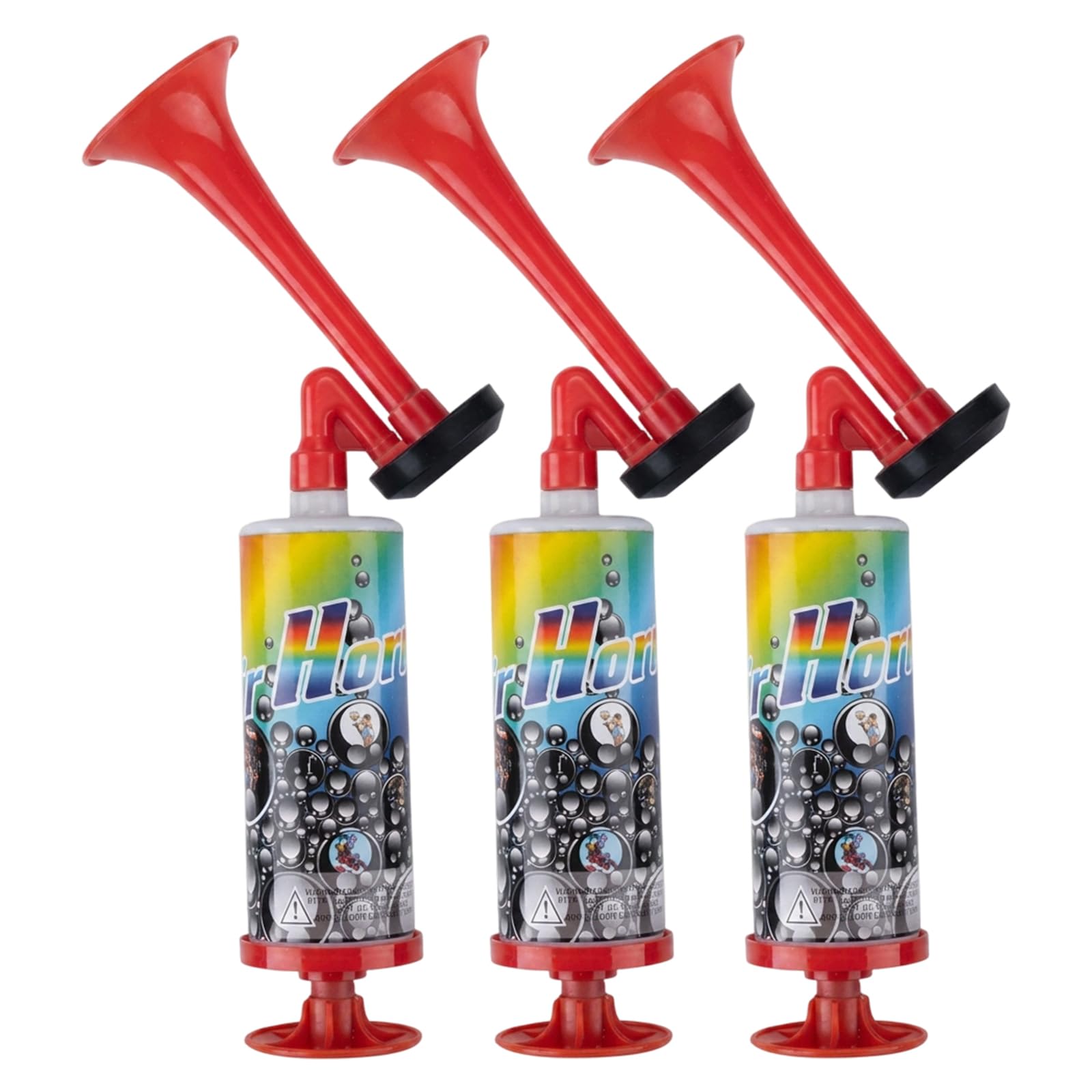 3Pcs Air Horn Set, Portable Handheld Air Horns for Stadium Sports Events and Marine Safety, Loud Gas Horn for Outdoor Activities and Emergency Signaling