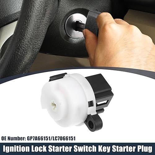 Miniatura 2 de uxcell Interruptor de arranque con cerradura de encendido, enchufe de arranque de repuesto para Ford para Ranger 2002-2012 para Mazda CX-7 CX-9