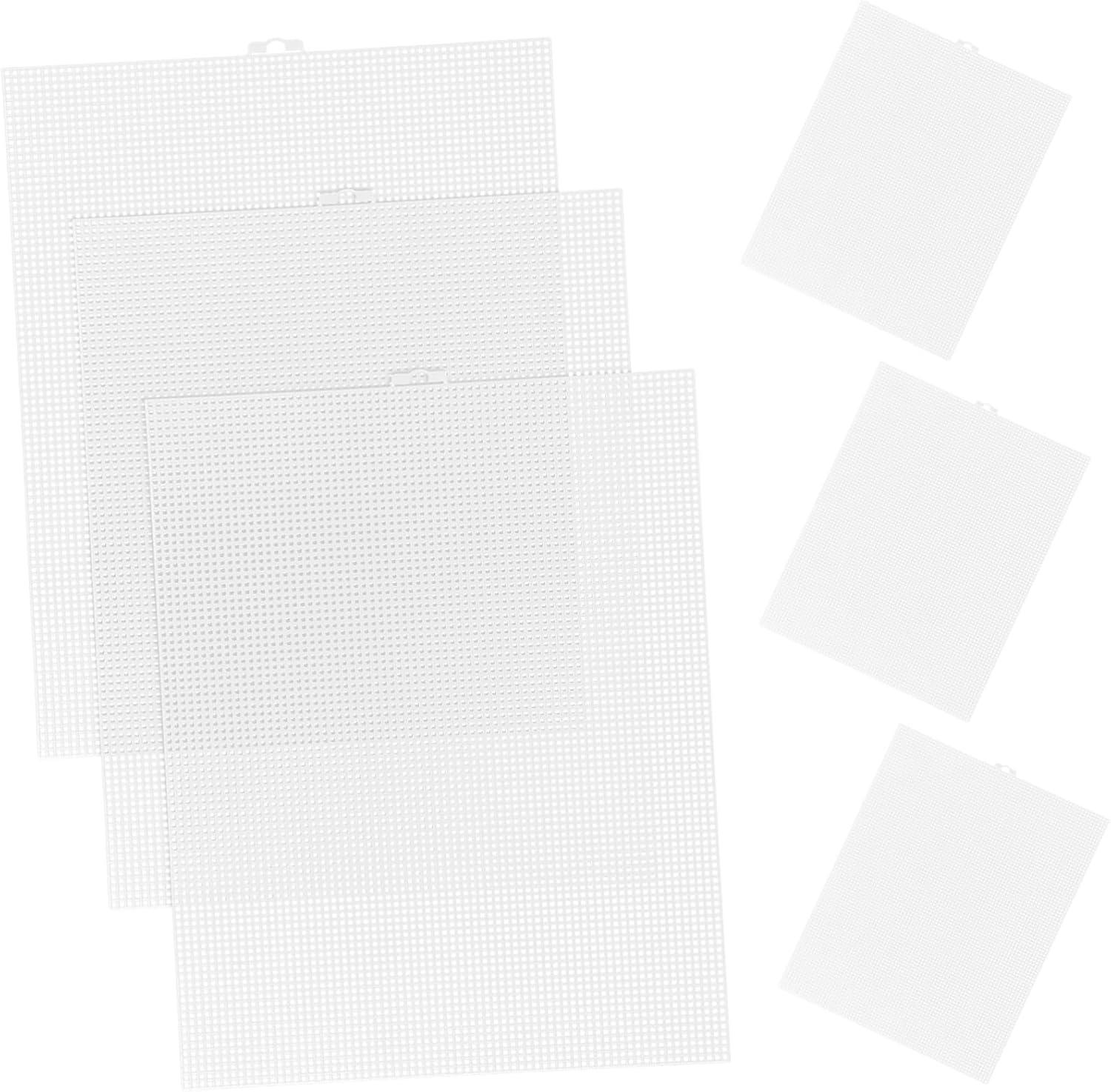 Amazon.co.jp NESTINGHO シート6枚 カット可能なグリッドピース プラスチックメッシュキャンバス 白いプラスチックシート