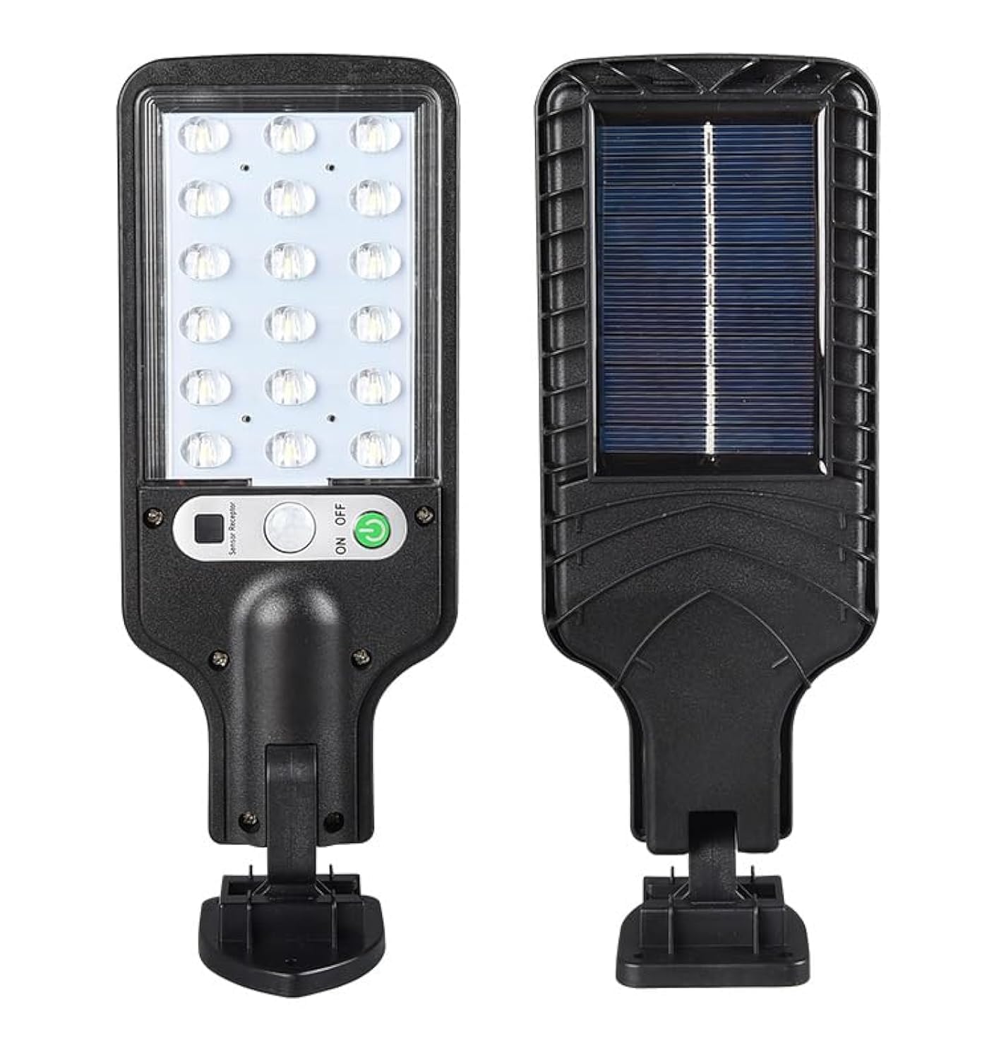 SteJar Solar Lights Outdoor Motion Sensor,Security Lights with Remote Control, Dusk to Dawn Solar Wall Light Outdoor, IP65 Waterproof Flood Light Solar Powered with 3 Modes (18LED)