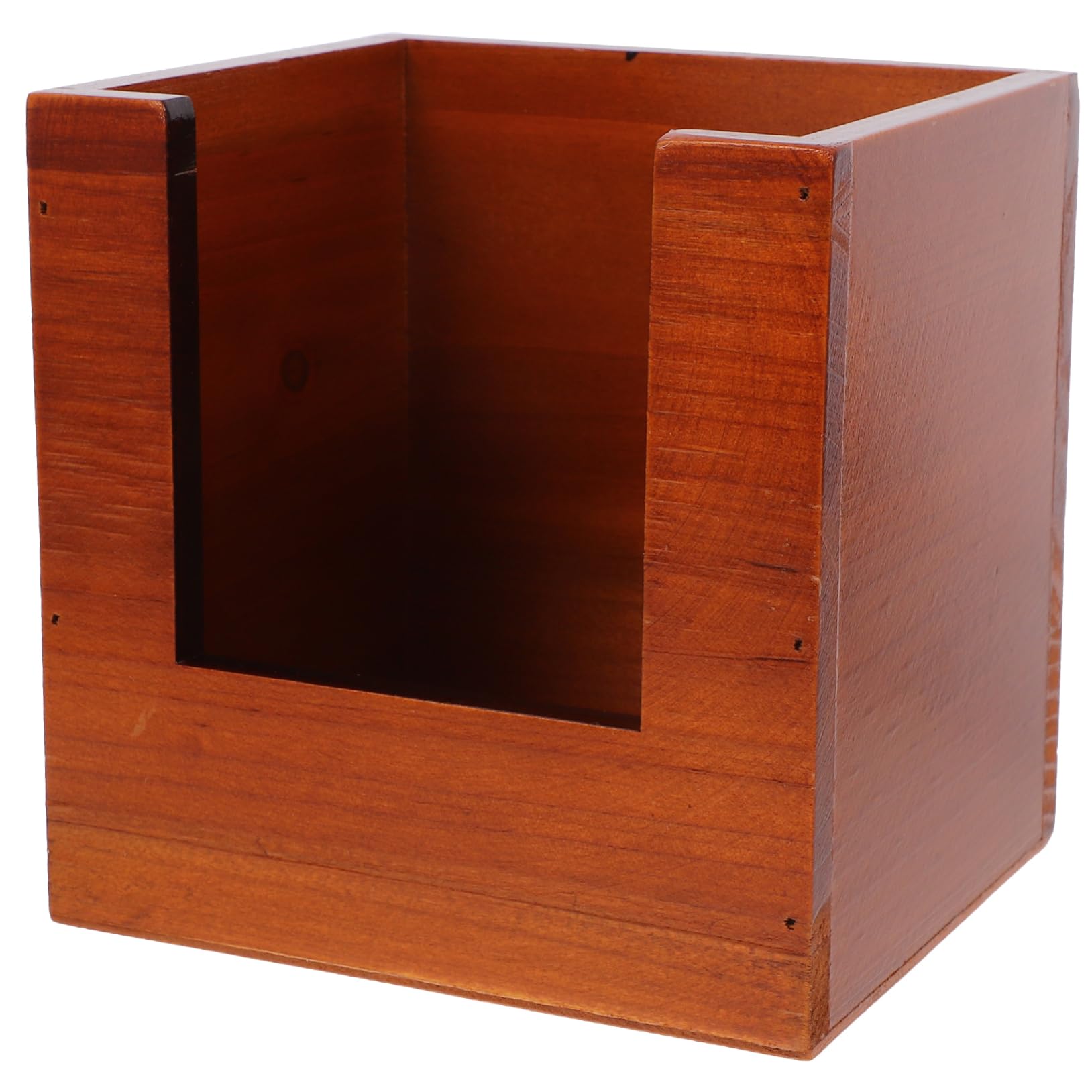 PRETYZOOM Vintage Kitchen Organizer Wooden Recipe Card Storage Holder Multi-functional Kitchen Supply