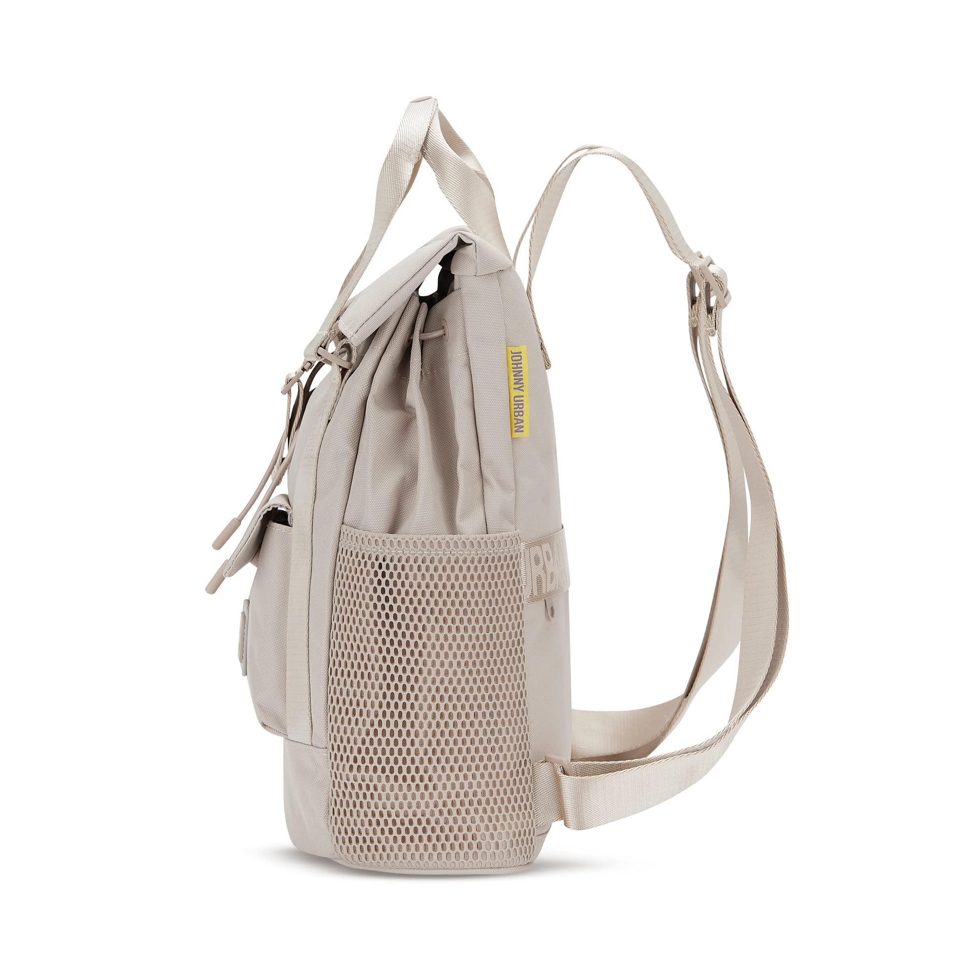 Johnny Urban Mochila Mujeres Pequeña Beis - Jules - Para Universidad, Trabajo & Ciudad - Con Compartimento para Portátil - Repelente al agua