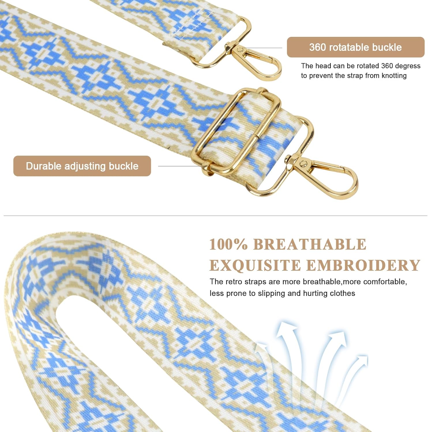 KETIEE Clear Crossbody Bag, Stadium Approved Clear Purse Bag for Concerts Sports Events Festivals - Image 7