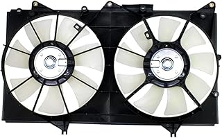 PCHXQVQ Dual Radiator Cooling Fan Blade 12728386 Assembly Set,Made with fine craftsmanship