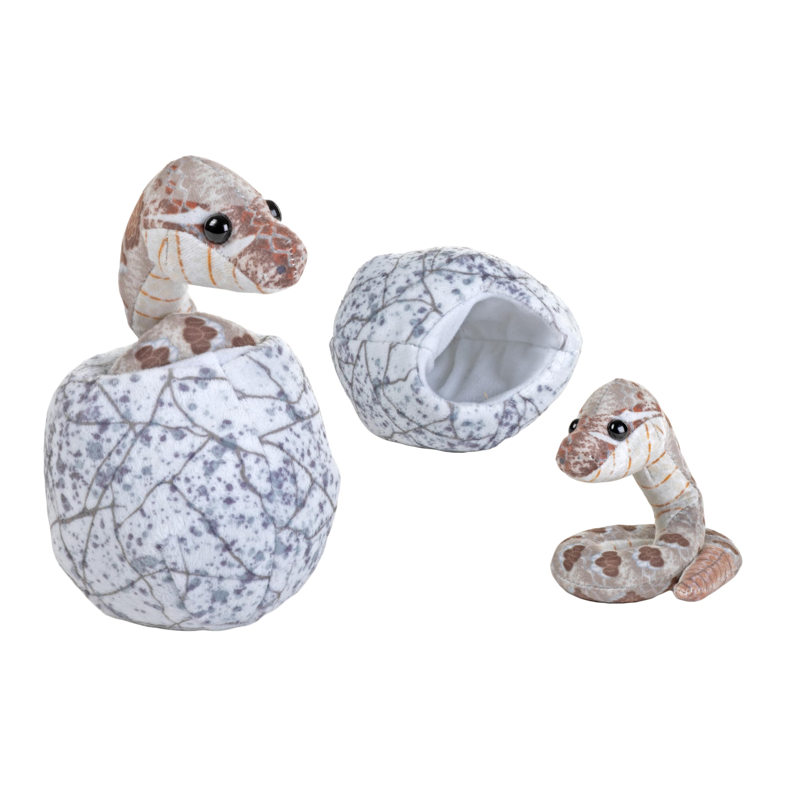 Wild Republic Hatchling Snake, Stuffed Animal, 6 inch, Plush Toy, Fill is Spun Recycled Water Bottles