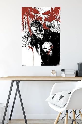 Miniatura 4 de Trends International Marvel Comics - Póster de pared de The Punisher - Pistols, 22.375 x 34 pulgadas, versión premium sin marco