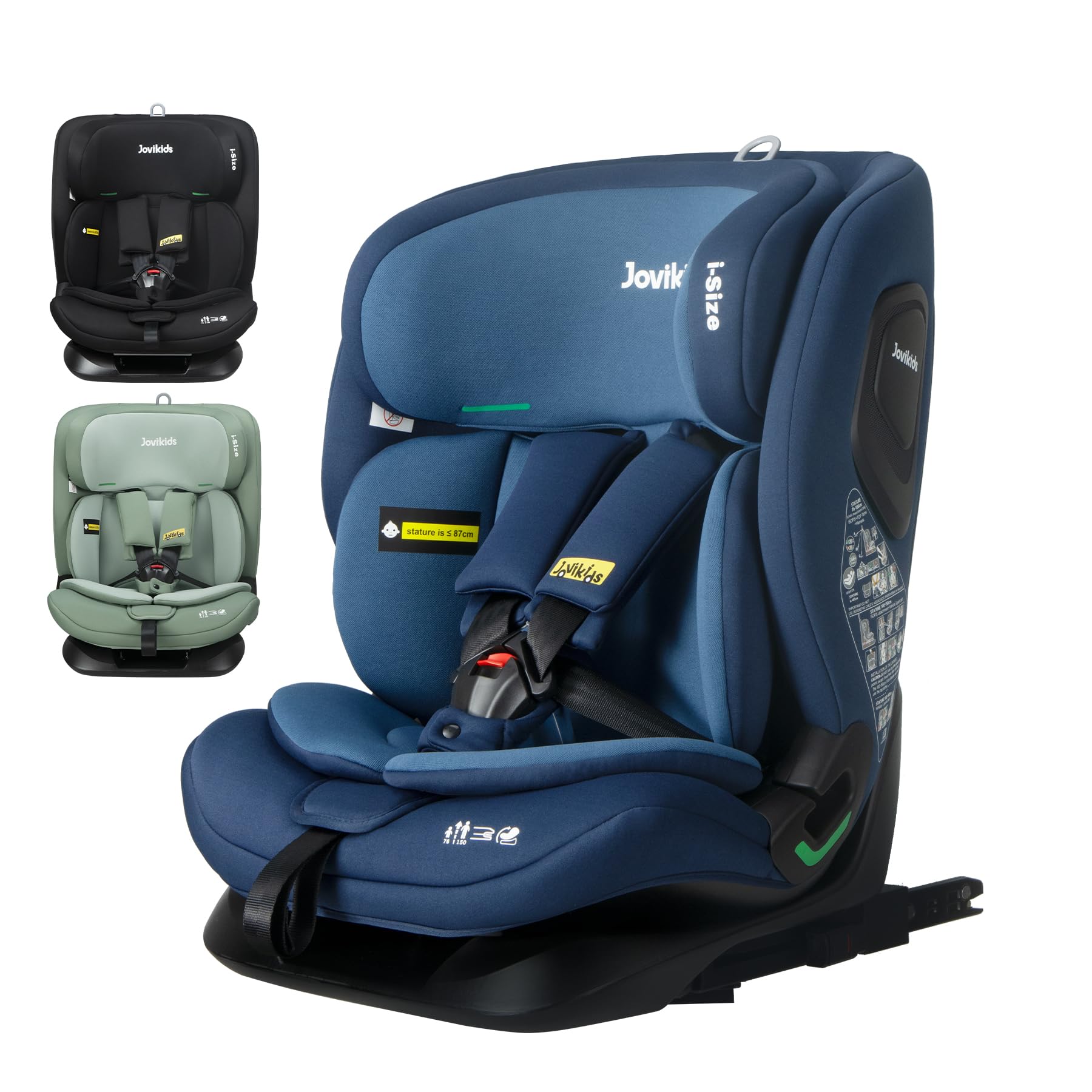 Amazon | Jovikids チャイルドシート ISOFIX、 i-Size R129適合 76 