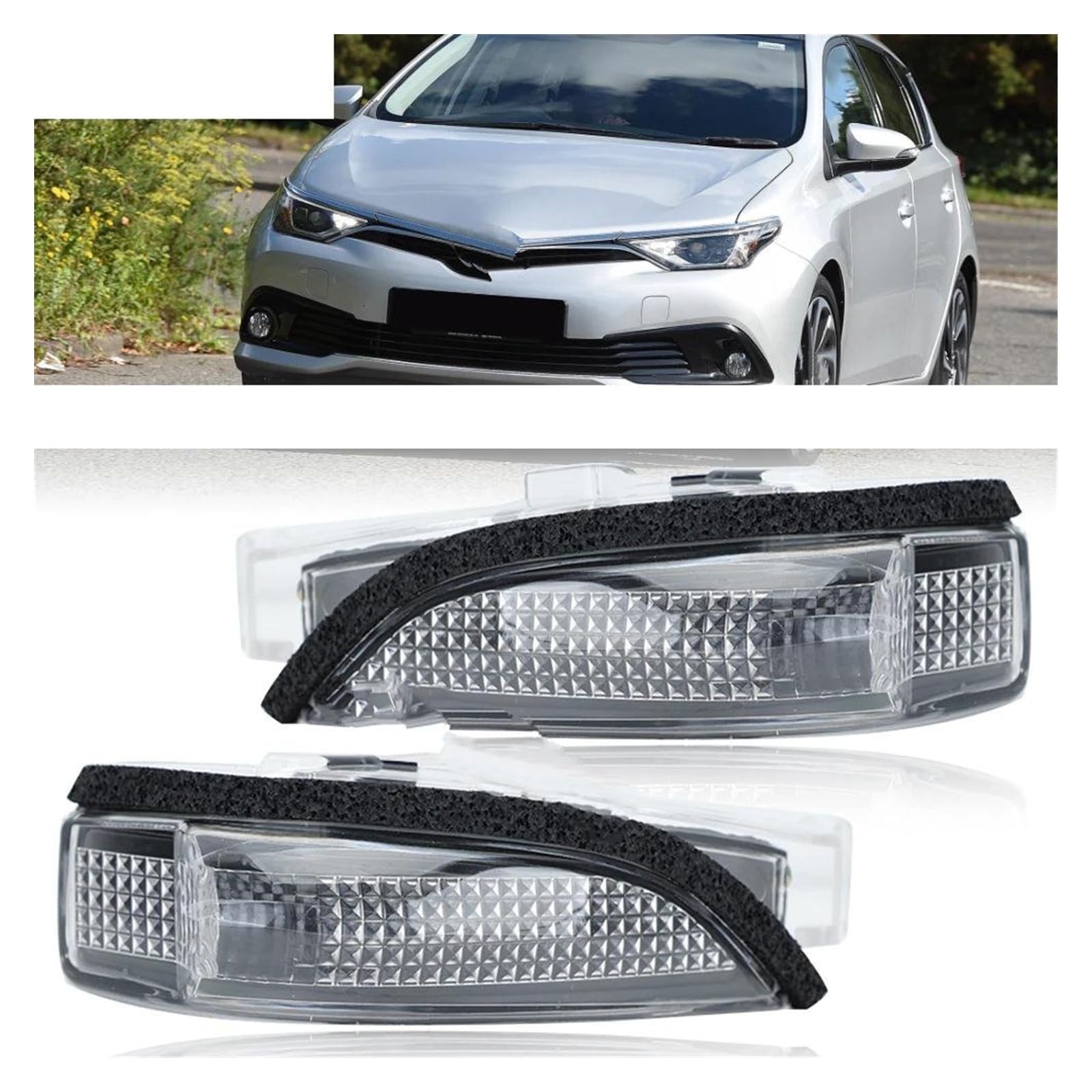 Auto Rückspiegel Blinker,für Toyota AURIS 2012 2013 2014 2015 2016 2017 2018 2019,Auto Blinker Licht Seite Spiegel Blinker Links Rechts Zubehör,C-Driver Passenger Side