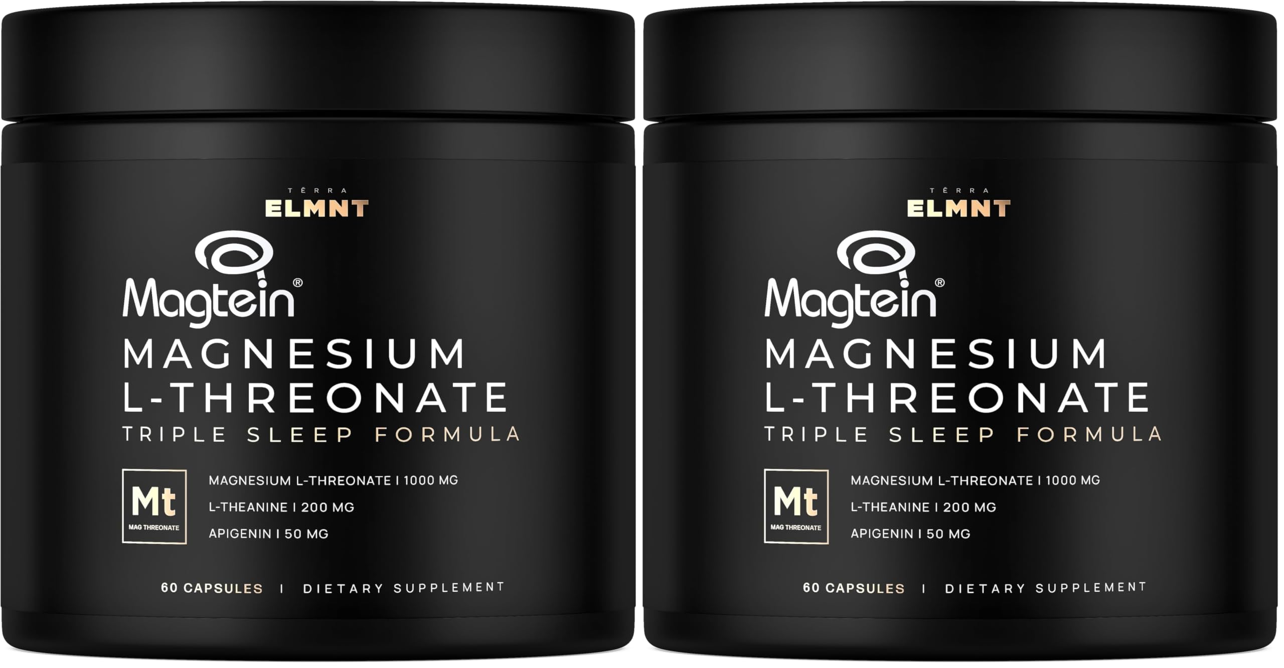 Triple Sleep Magnesium L-Threonate w. Apigenin, Theanine & Magtein Magnesium L Threonate - High Absorption Magnesium Supplement Capsules for Men and Women Magnesium Powder Pills - 60 Ct — Amazon image 9