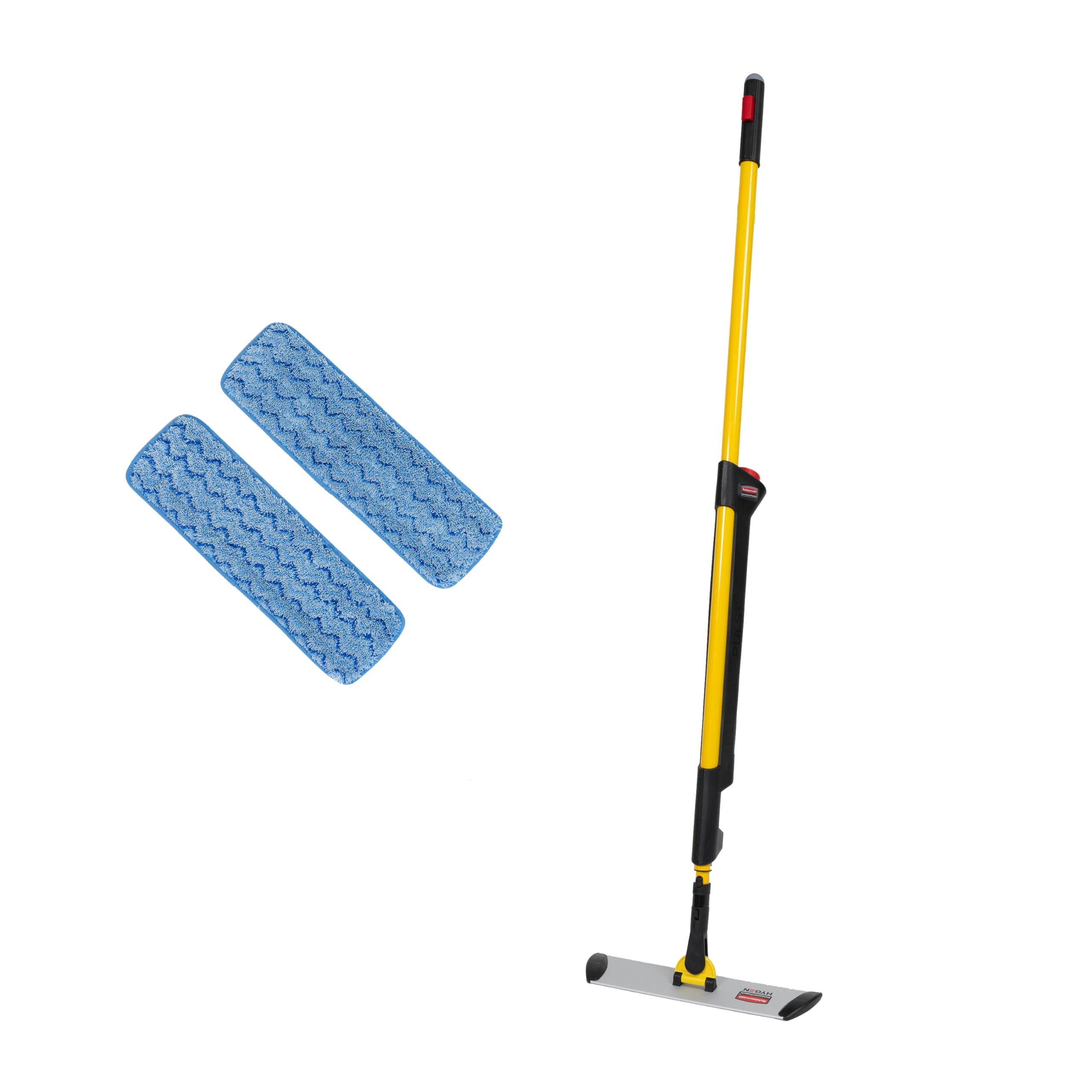 Rubbermaid Commercial Products Kit Mocio a Lato Unico, Modello Pulse, con 2 Moci, Giallo