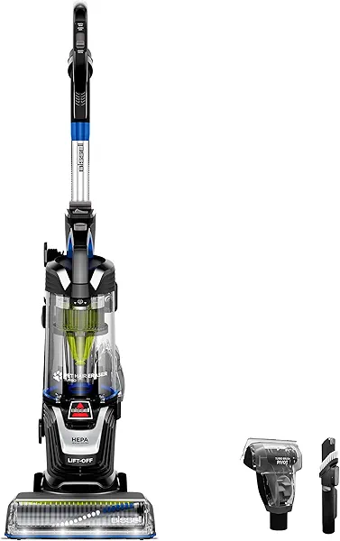 BISSELL Pet Hair Eraser Turbo Lift-Off Vacuum, w/Self-Cleaning Brush Roll, HEPA Filtration, Powerful Pet Hair Pickup with TurboBrush Pivot Tool & LED-lit dusting Brush & Crevice Tool, 3774F