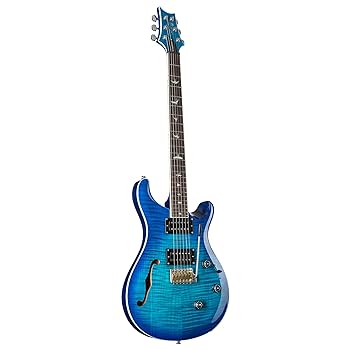 Amazon.com: PRS SE Custom 24 Semi-Hollow Piezo, Lake Blue : 樂器