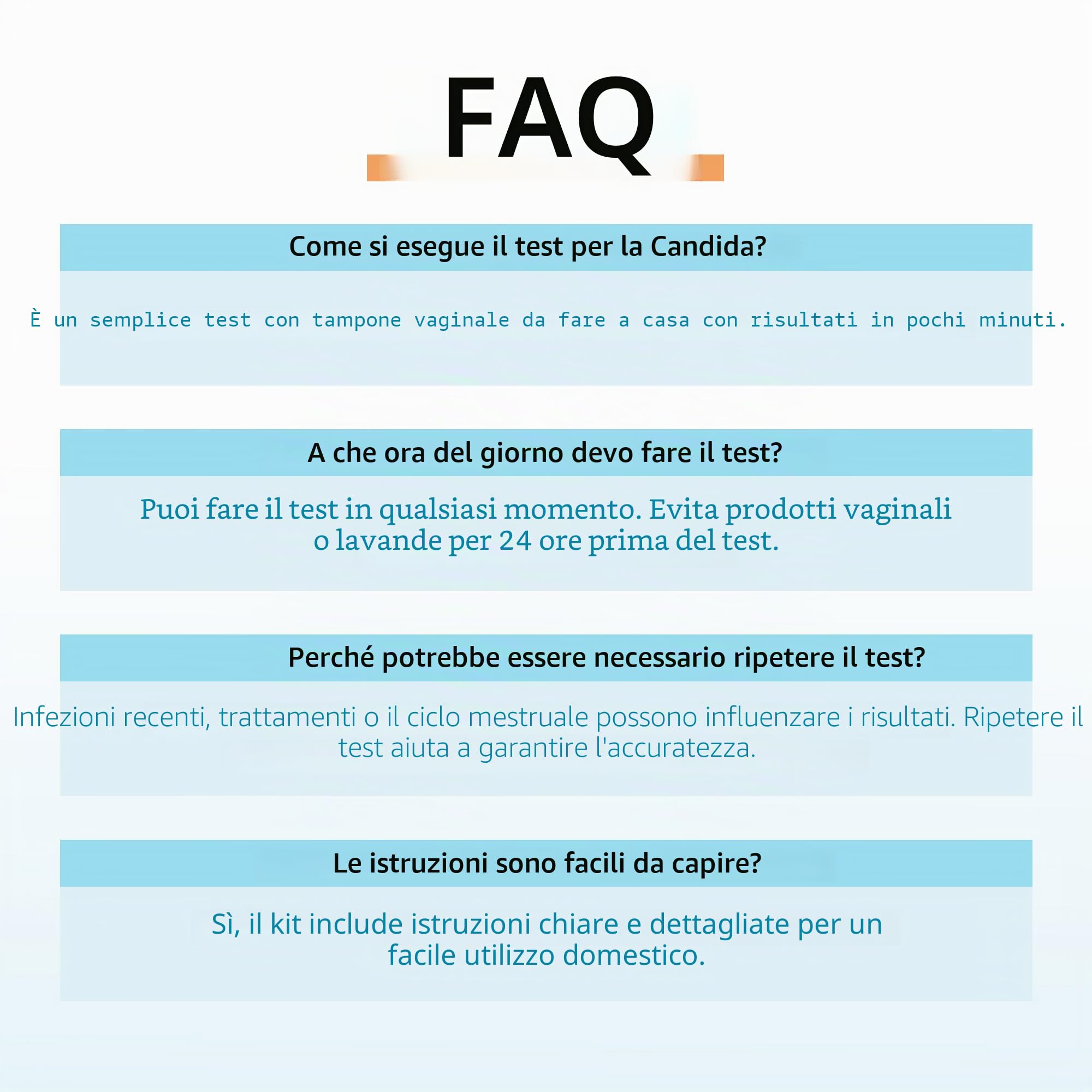 GetTested Kit per Test Candida a Casa - Kit per Test Rapido del Mughetto per Donne, Tampone Vaginale Candida Albicans Auto-Test, Risultati Rapidi e Accurati