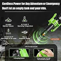 Vista 5 de Bomba automática de transferencia de combustible con sensor de parada automática (3.2 GPM), bomba de combustible eléctrica recargable por USB de 41