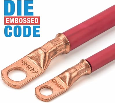 iCrimp Battery Terminal Crimper for Heavy Duty Copper Wire Lugs,Battery Cable Ends from AWG 8-1/0, Ground Lug Cimper Tool