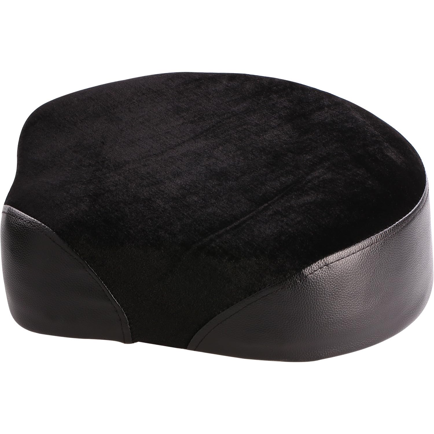 NUX | Trono de Tambor Estilo sillín | Asiento ampliado de Altura Ajustable 490-600 mm | Cojín denso Suave | Base de trípode Plegable de Doble Refuerzo | Taburete de Tambor Resistente, Antideslizante