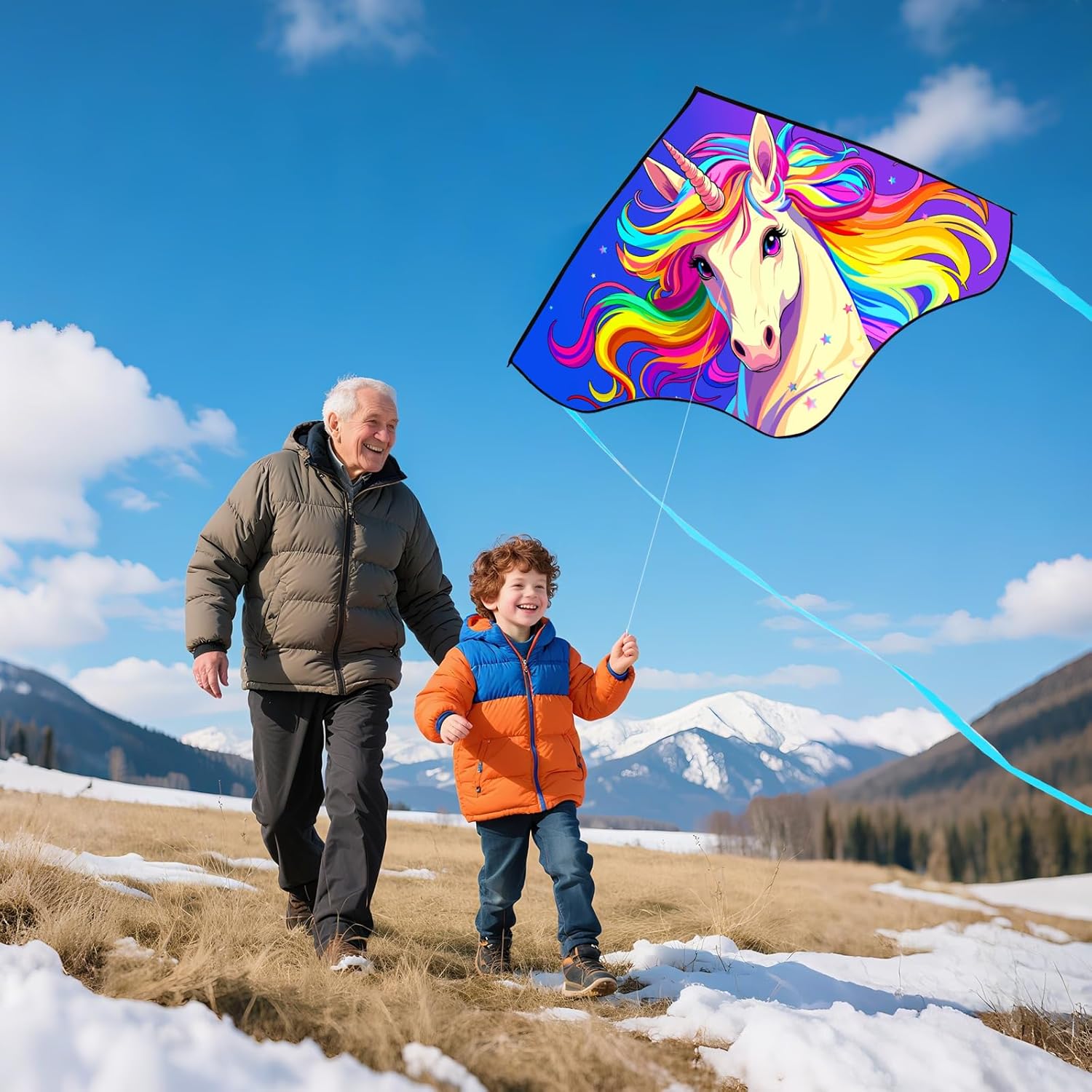 Large Kite for Kids & Adults Easy to Fly Kite, Perfect for Holiday Fun, Outdoor Activities, Beach & Park Play, Ideal Gift for Festival