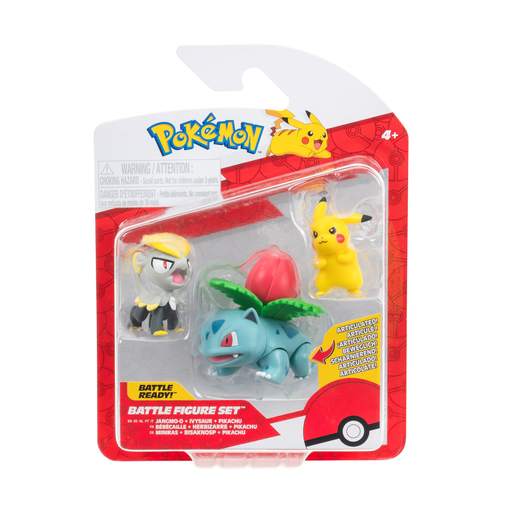Amazon.com: Pokémon PKW3893 Battle Figure Set - Pikachu