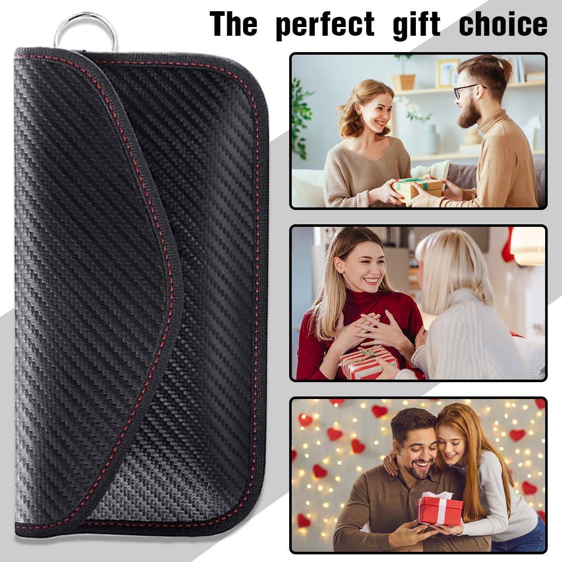 Borsa Faraday Per Telefono E Chiavi Auto - Blocco Segnale Anti-Tracciamento - Foto 8