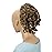 CAISHA Jumbo Hairpiece Scrunchy Updo Voluminous Curly Messy Bun Light Brown Mix G9L