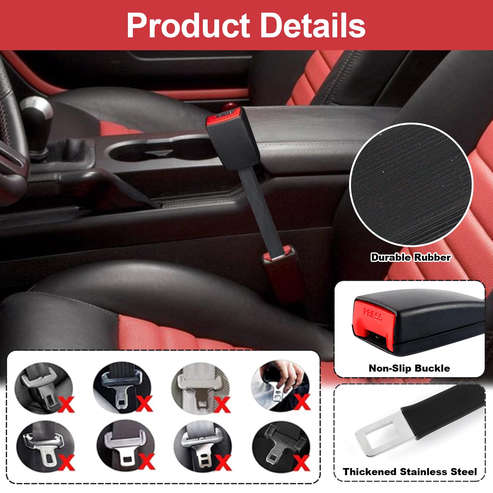 1 Pezzi Componenti Automobilistici 24CM，Compatibile con la Maggior Parte dei Modelli di Auto