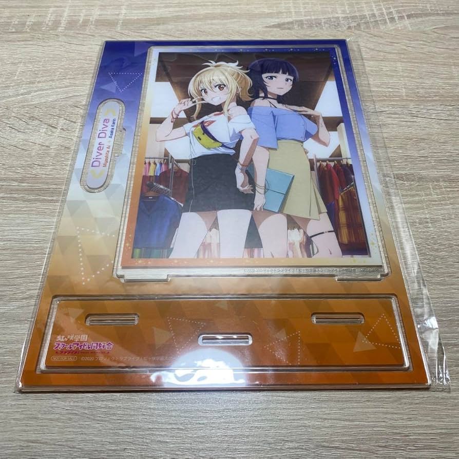 Amazon.co.jp: ラブライブ A4アクリルスタンドパネル 朝香果林 宮下 