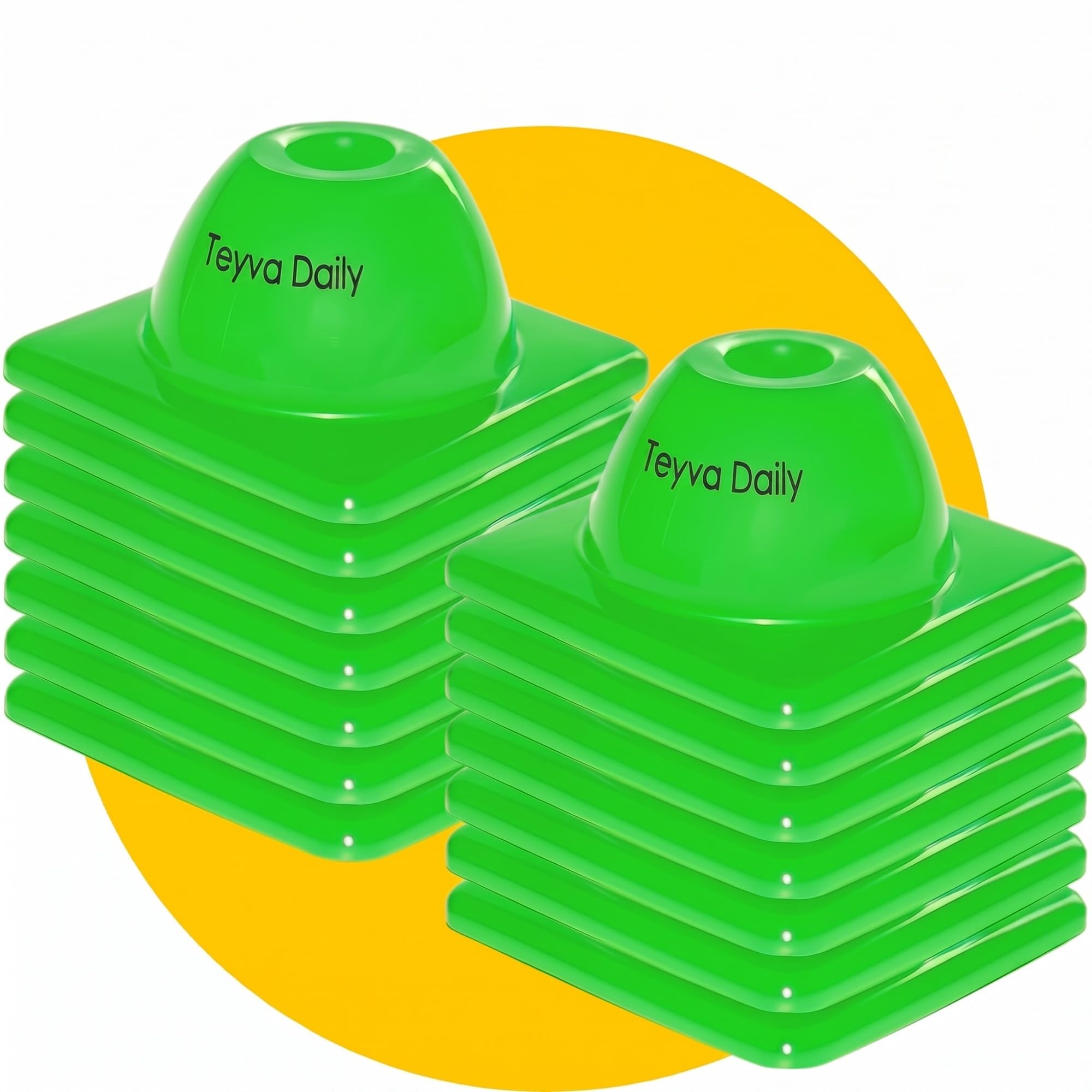 2" 15, 30 Pcs Heavy Duty Agility Cones for Sports
