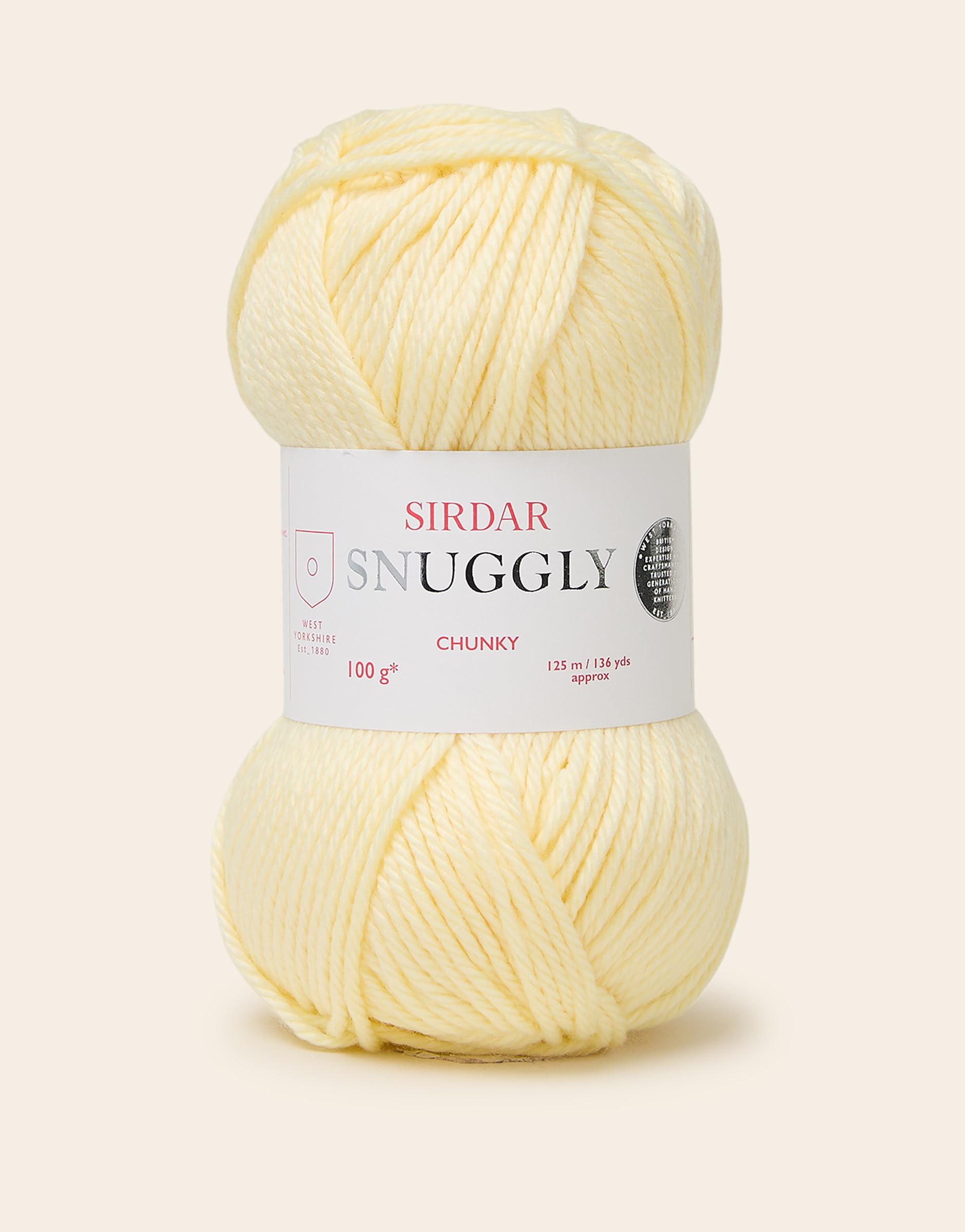 Sirdar Snuggly Chunky, Lemon 100g