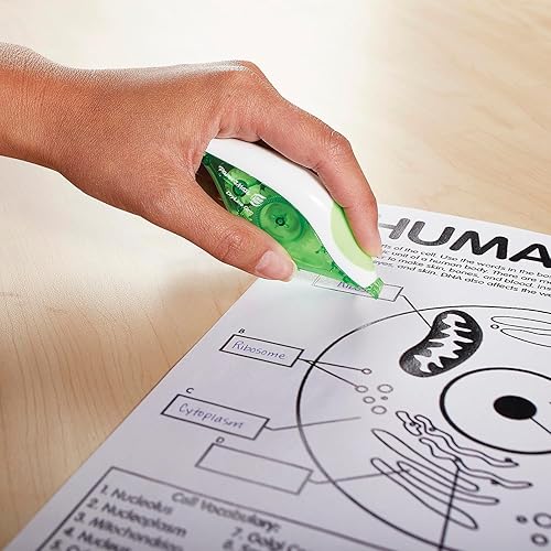 Miniatura 4 de Paper Mate Liquid Paper DryLine - Cinta adhesiva blanca con corrección de agarre, 2 unidades