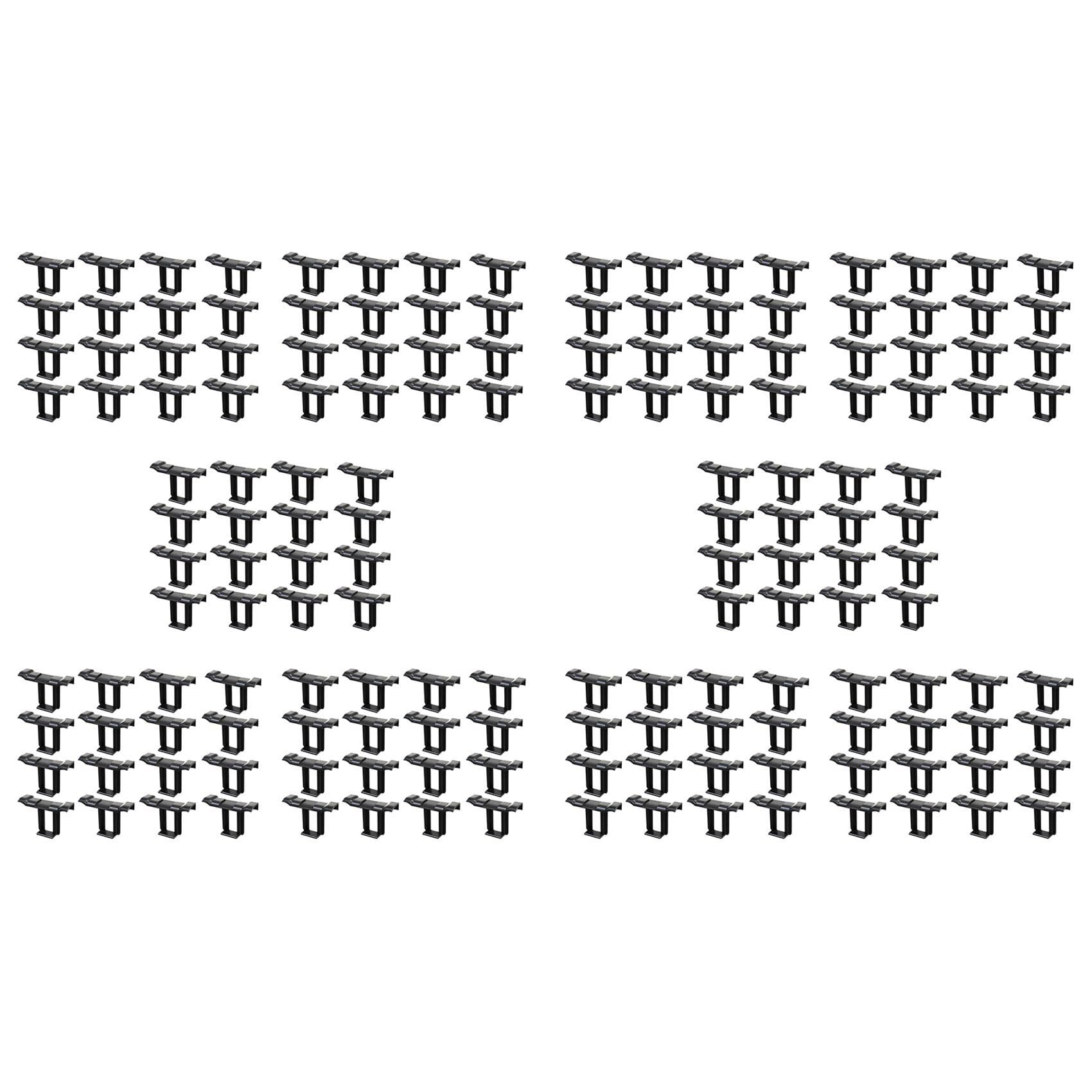 Jnchdghwa Black 160Pc 35Mm Solar Panel Water Drainage Clips,Pv Modules Clips For Water Drain Photovoltaic Panel Water Drain Clips