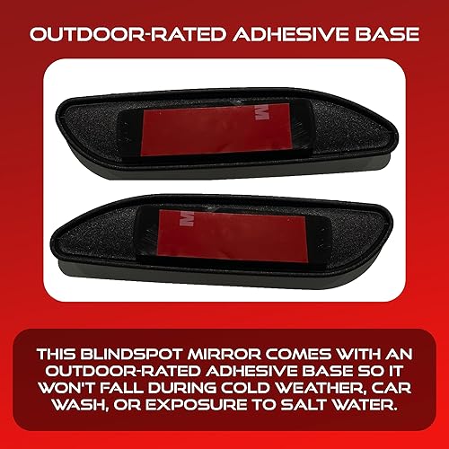 Miniatura 5 de Espejos de ángulo muerto Espejo de diseño largo para el lado ciego de Utopicar para la seguridad del tráfico Espejos de puerta para una gran vista