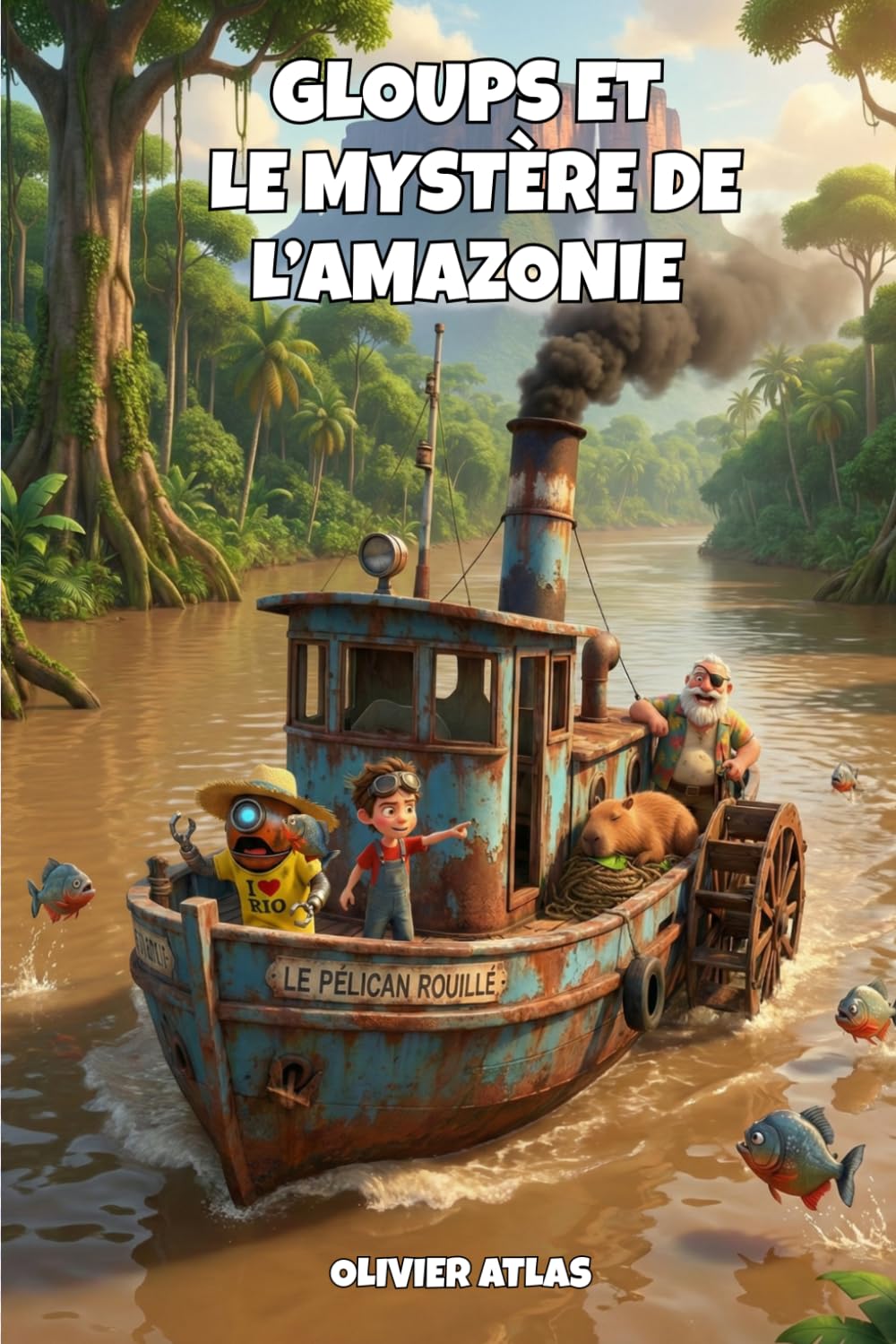 Gloups et le mystère de l'Amazonie: Roman d'aventures et d'humour illustré pour enfants à partir de 8 ans (Gloups, l'explorateur gaffeur)