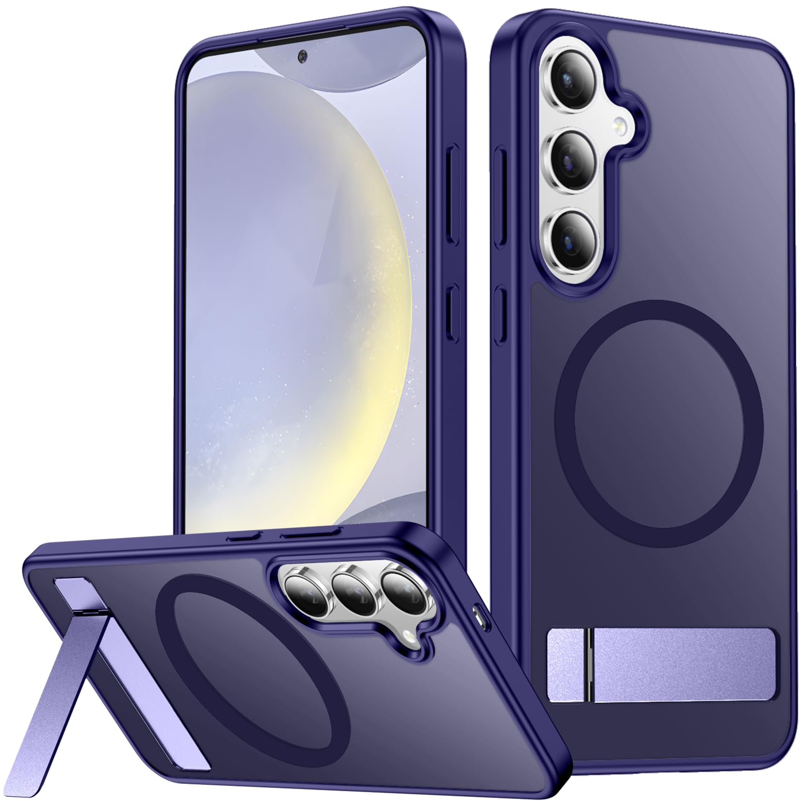 SPIDERCASE for Samsung Galaxy S24 Case,with Stand,Purple