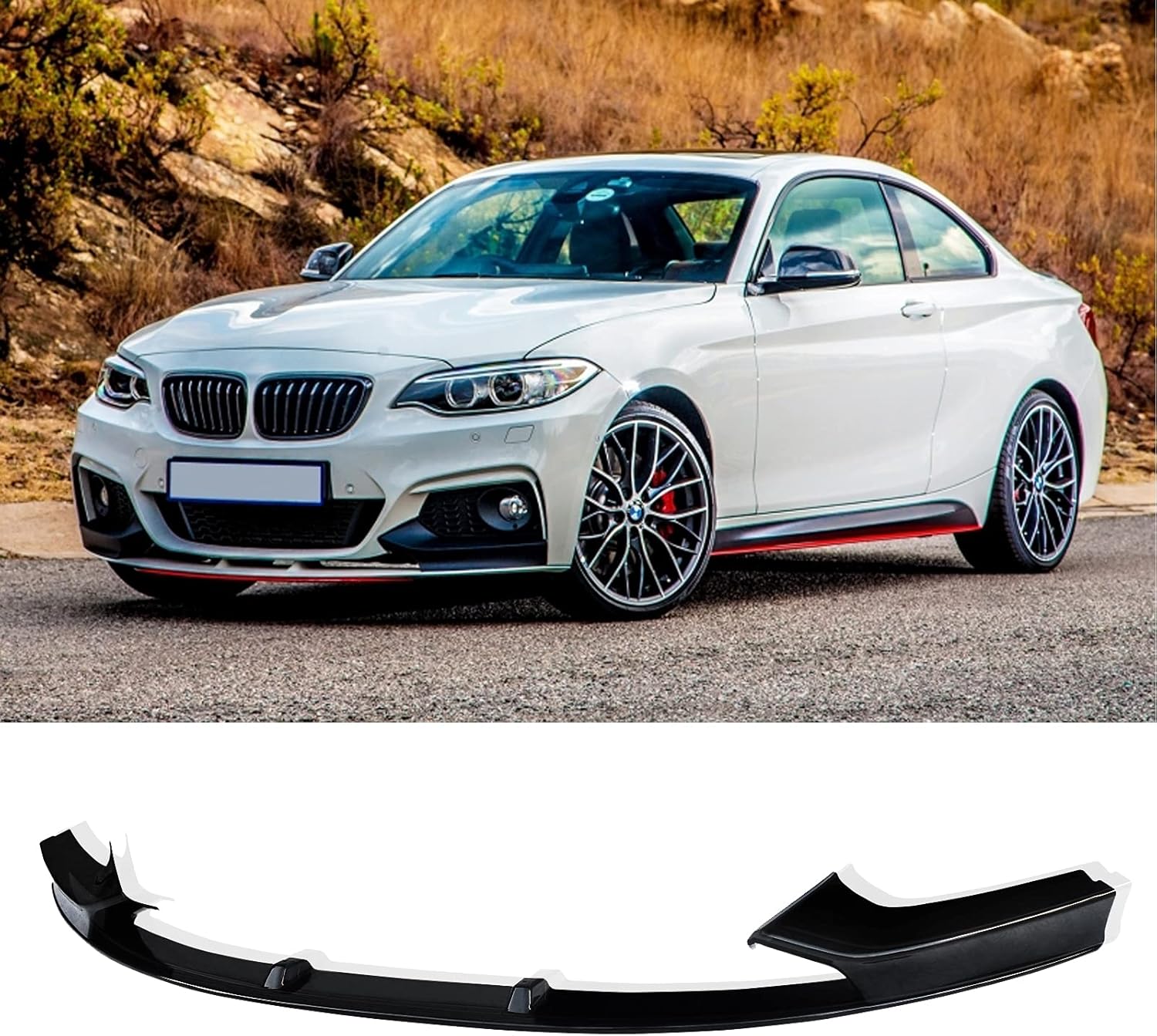 Amazon.com: NINTE Front Lip for 2014-2021 BMW 2 Series F22 228i 230i ...