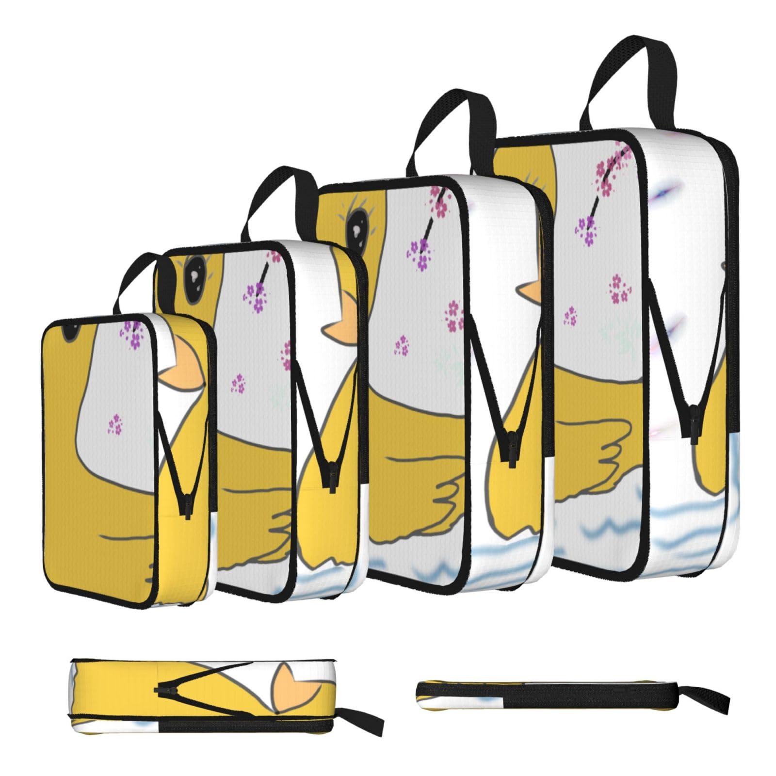 little yellow duck Compression Packing Cubes 4 Piece Set