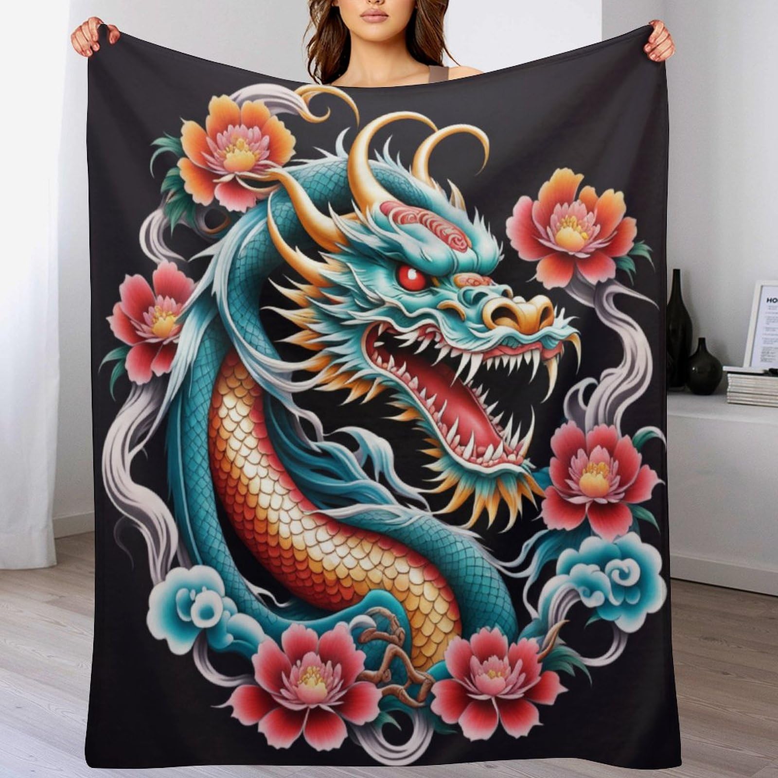 Plaid dragon pour réchauffer vos soirées cinéma sur le canapé