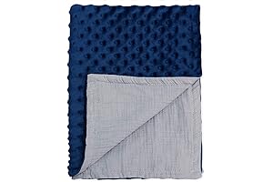 Minky and Muslin Baby Blanket for Ultimate Comfort