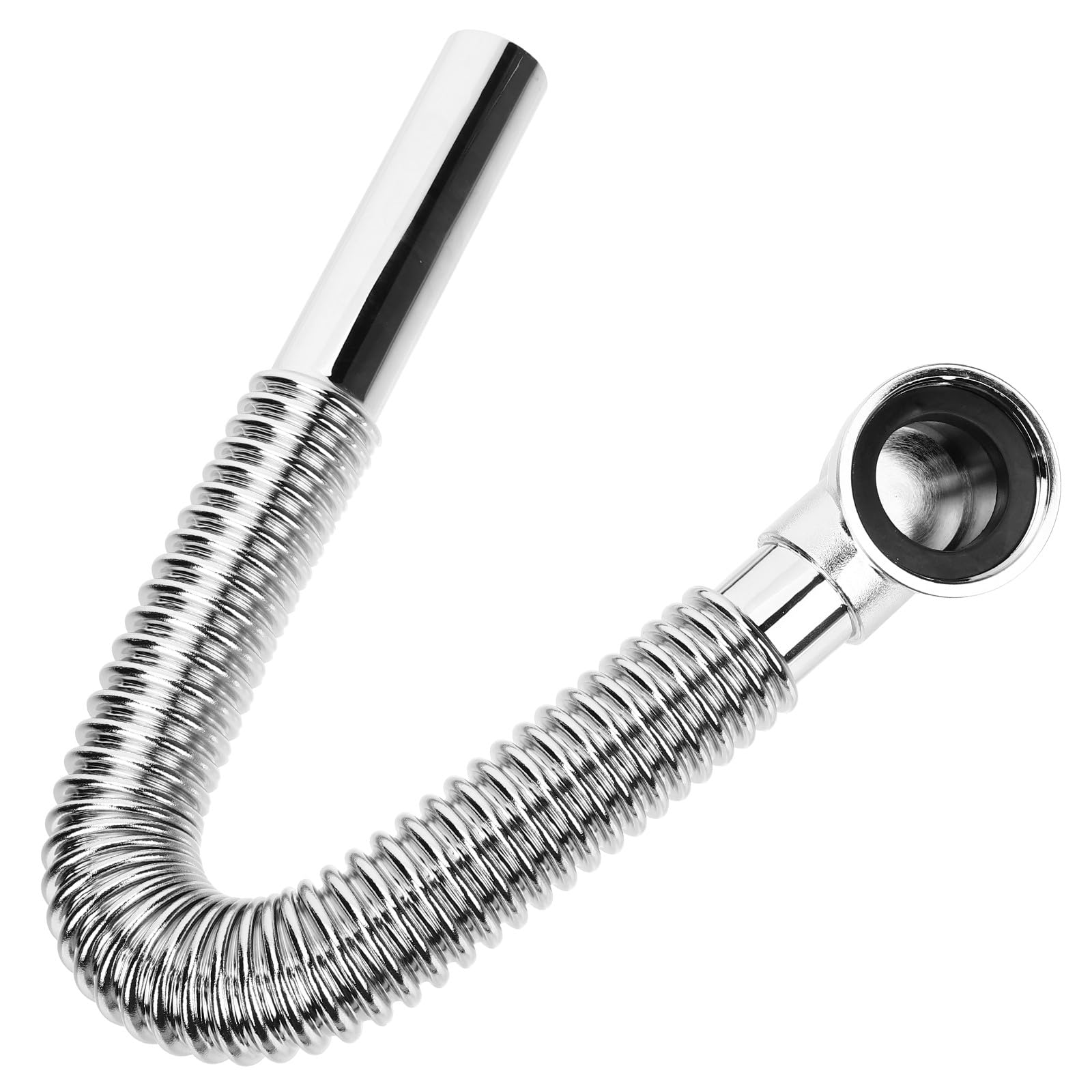 Manguera de extensión flexible de cobre para bañera – Tubo de drenaje de bañera de alta dureza, diseño desmontable para fontanería de baño, ideal para uso doméstico y hotelero