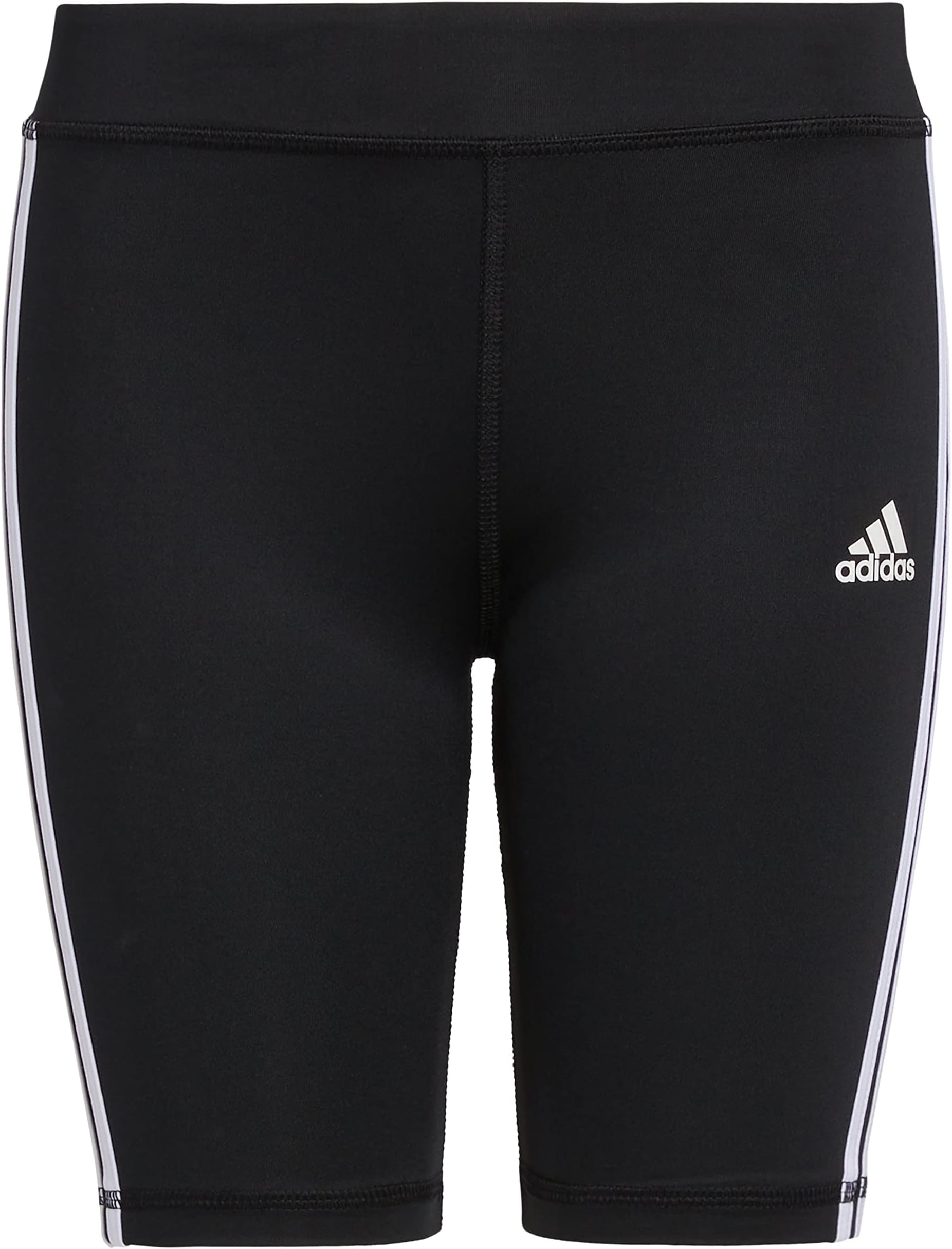 adidasGirls' Detached Waistband 3 Stripe Bike Short