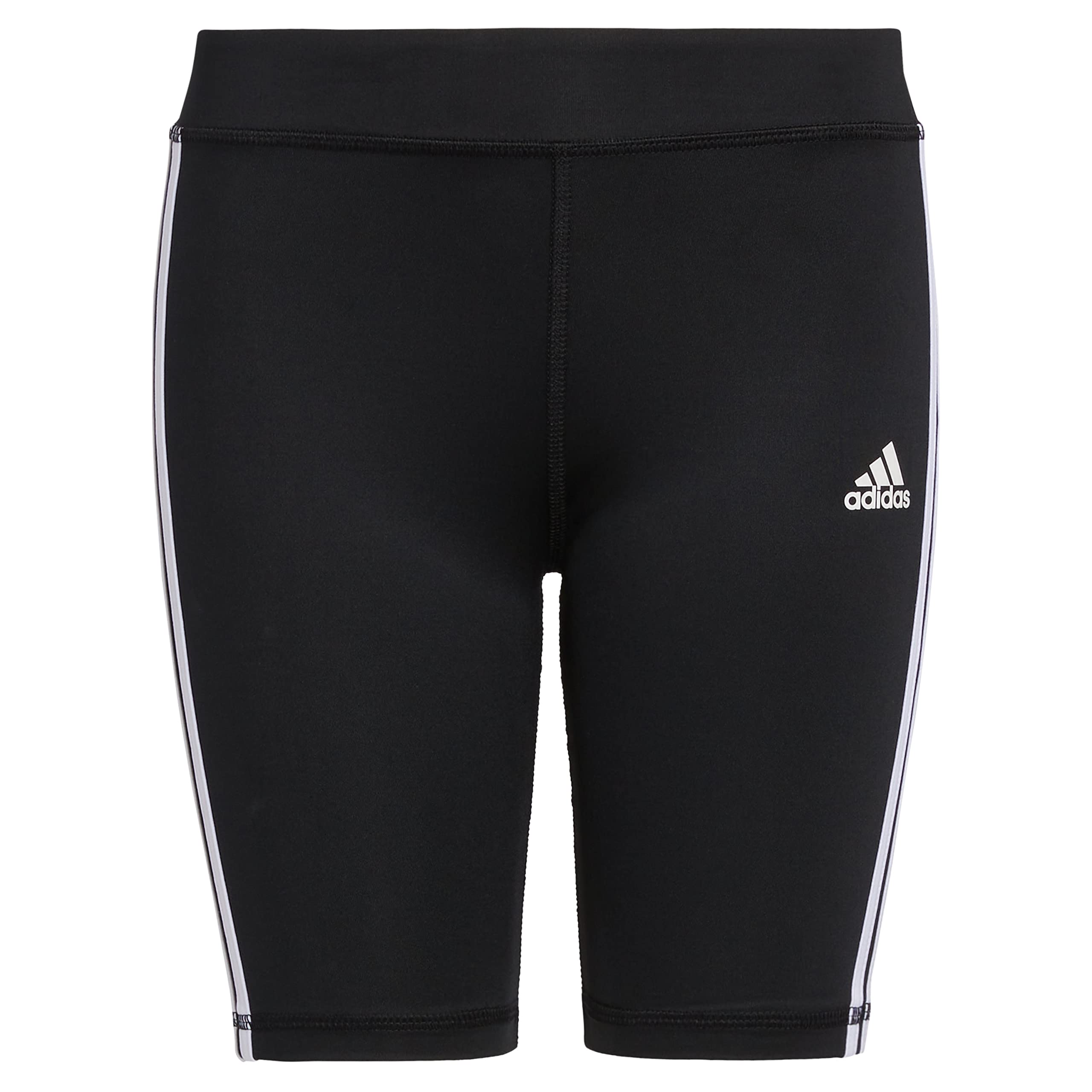 adidasGirls' Detached Waistband 3 Stripe Bike Short