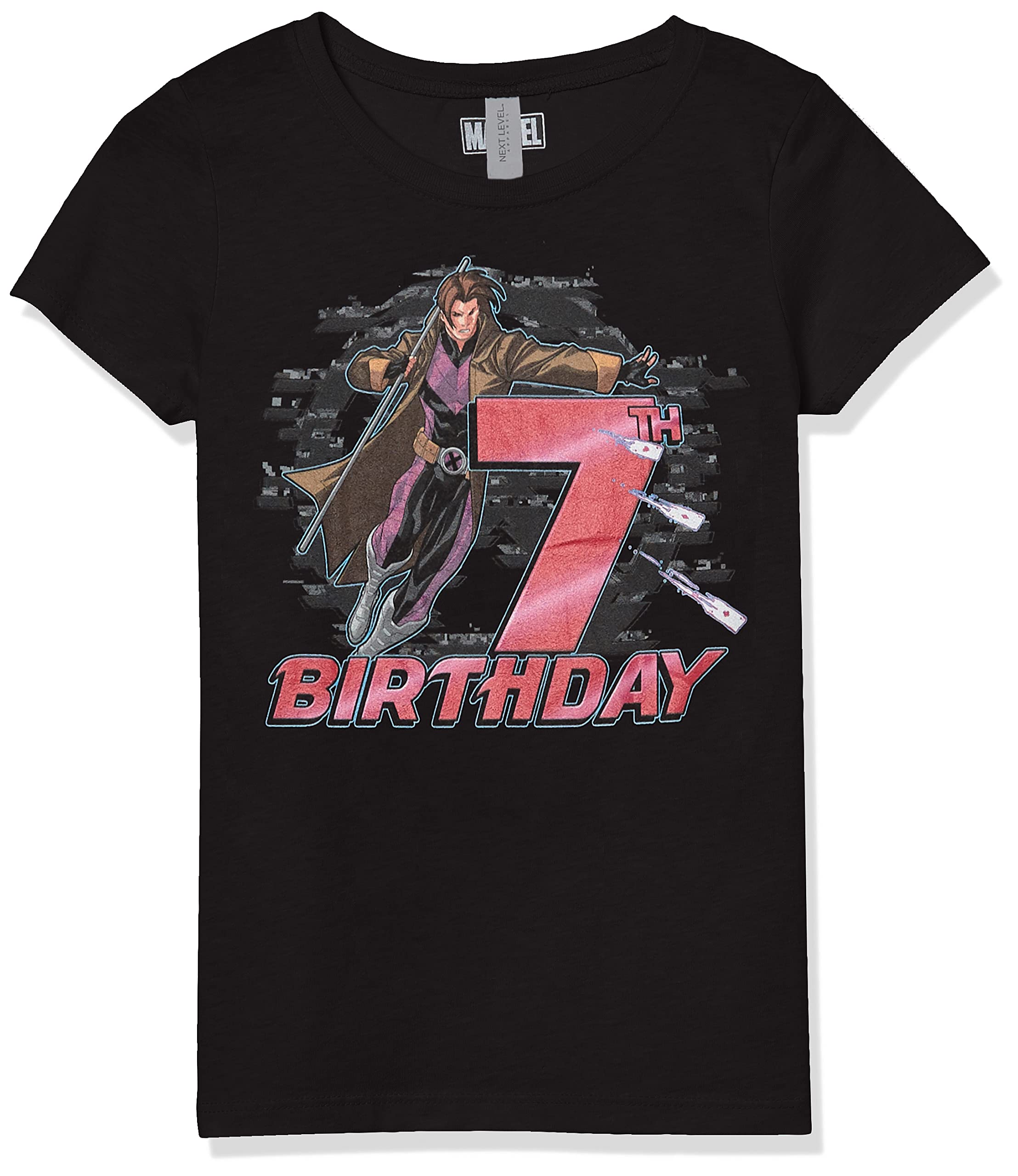 T-shirt Gambit Marvel fille coton confortable manches courtes - 3