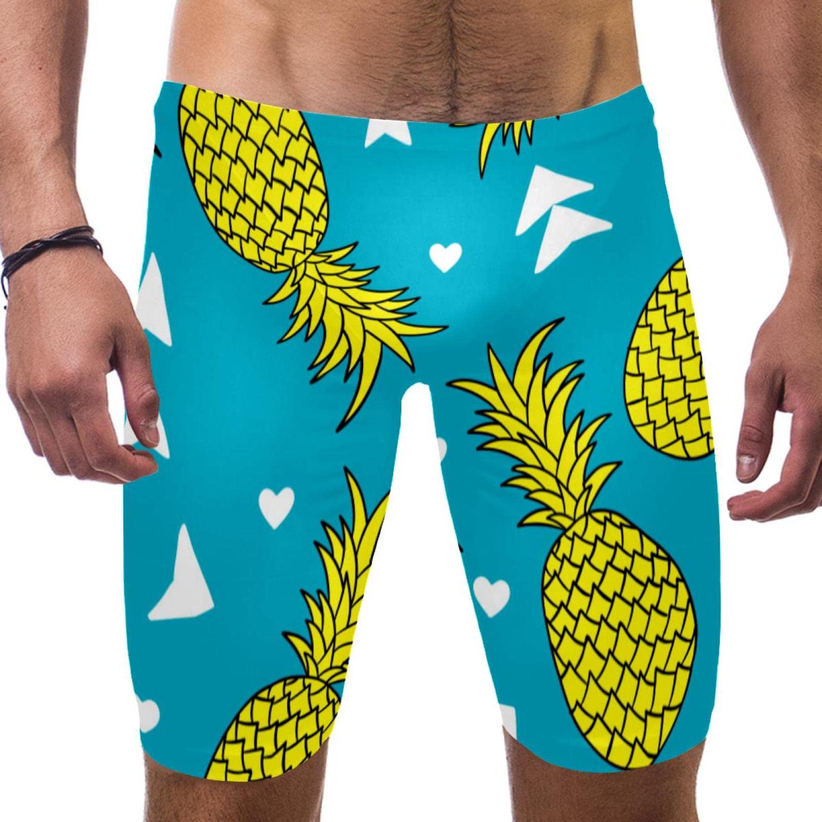 Bañador de frutas tropicales para hombre: pantalones cortos de natación cómodos en talla L 7