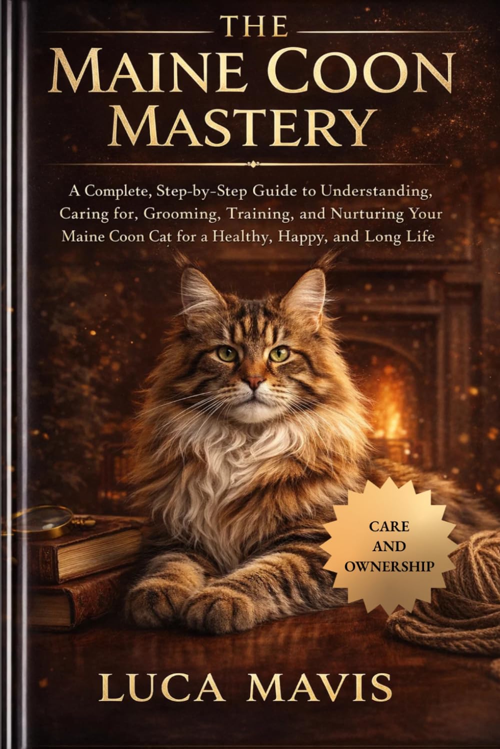 THE MAINE COON MASTERY: A Complete, Step-by-Step Guide to Understanding, Caring for, Grooming, Training, and Nurturing Your Maine Coon Cat for a Healthy, Happy, and Long Life