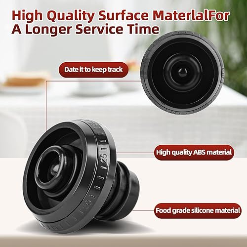 Miniatura 3 de SonicoFraîche Juego de iniciación de máquina selladora al vacío con sellador de batería eléctrico automático, recipientes de alimentos de vidrio al