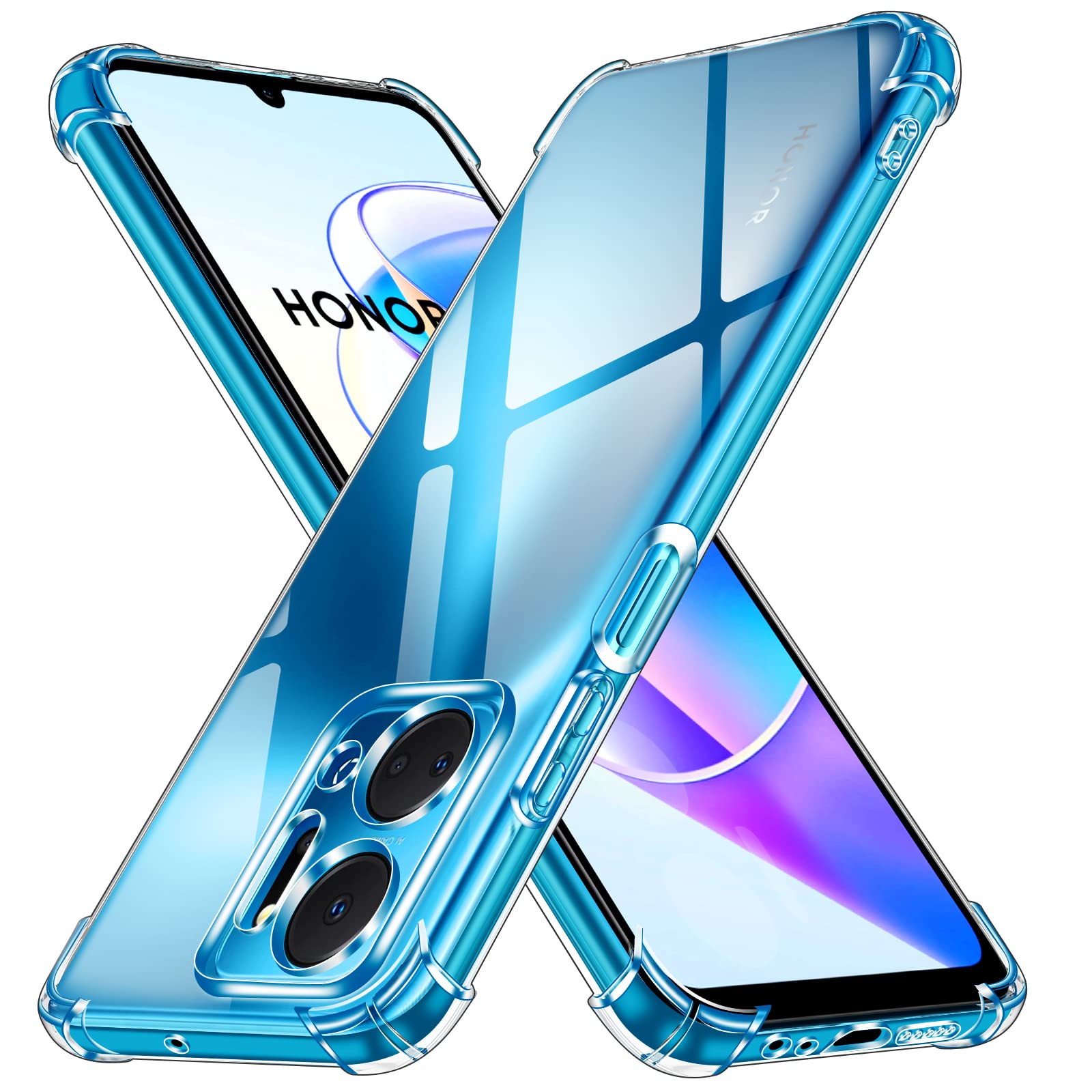 Custodia Telefono For Honor X7A Sottile Silicone Trasparente - Foto 6