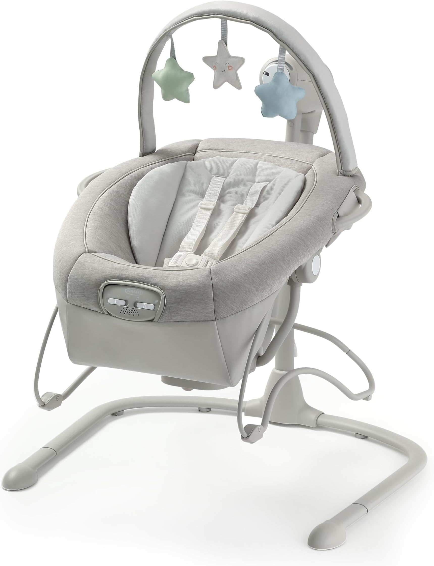 Graco Soothe 'n Sway Bluetooth 3-in-1 Baby Swing - Grows with Your Child - Multiple Soothing Settings and Bluetooth Connectivity