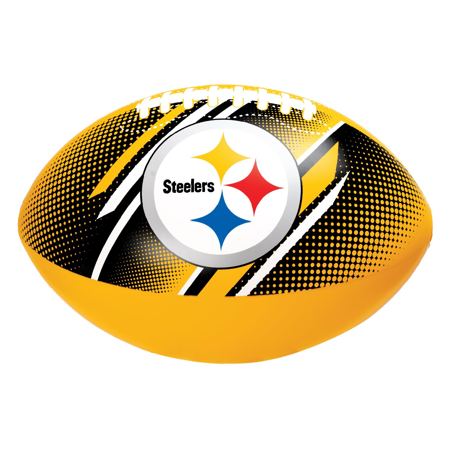 BigMouth Pittsburgh Steelers 18” Inflatable Pool Football Officially Licensed NFL Fan Gear Merchandise Beach Ball Games for Adults and Teens