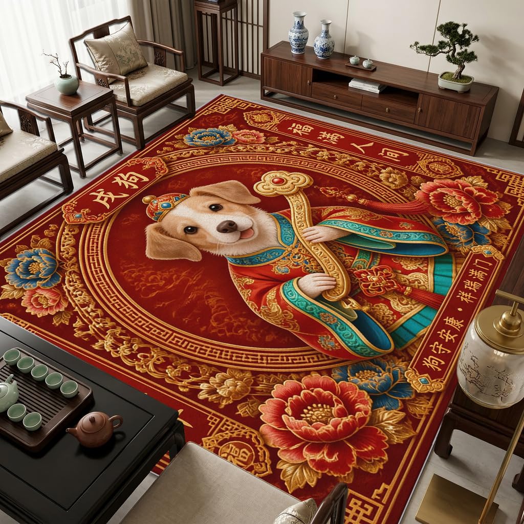 Tapis chien lavable pour nettoyer facilement les taches de salon et de chambre